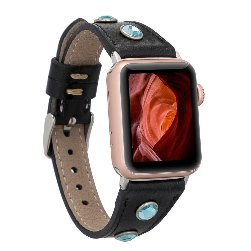 Leather Apple Watch Bands - Classic Slim Style