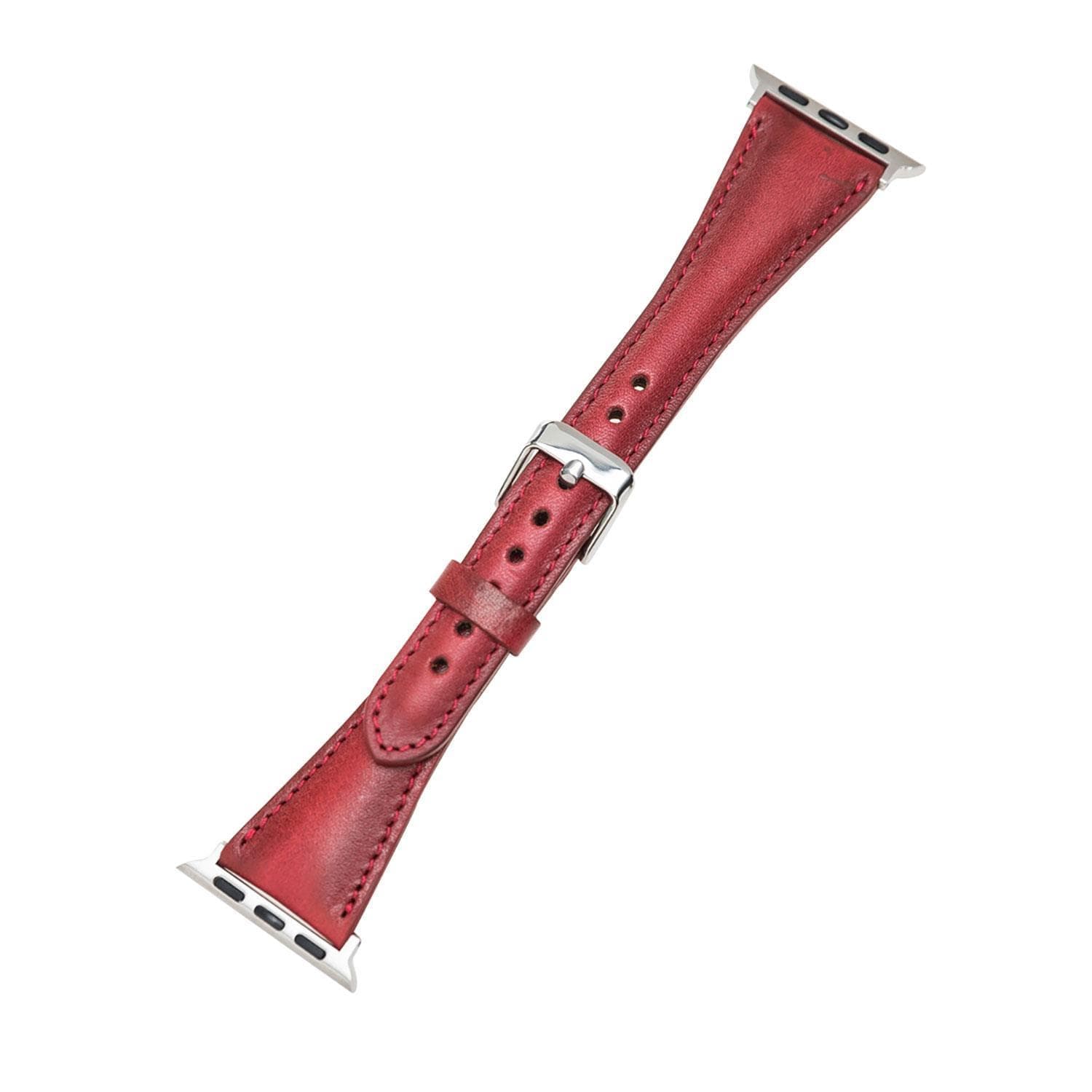 Leather Apple Watch Bands - Classic Slim Style