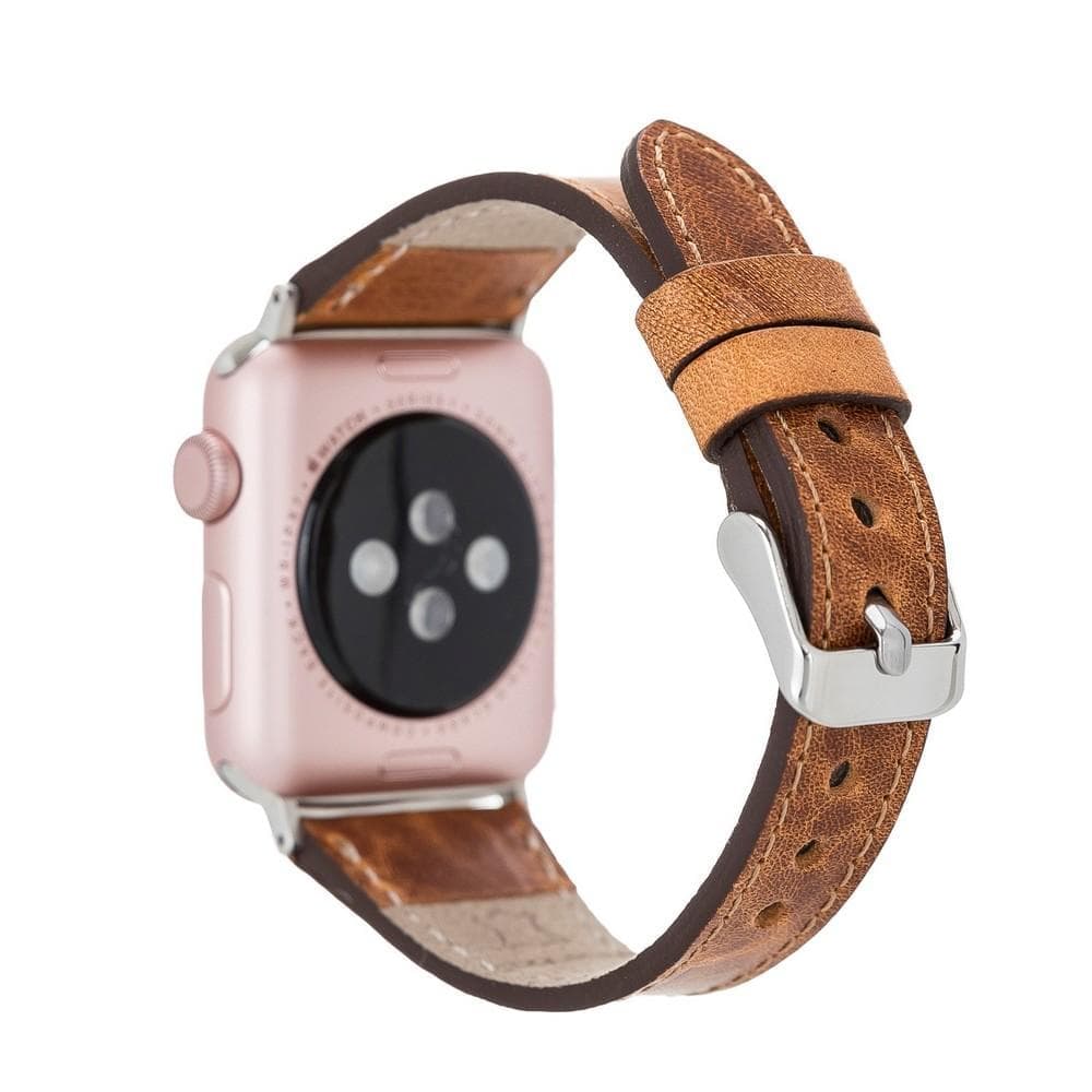 Leather Apple Watch Bands - Classic Slim Style