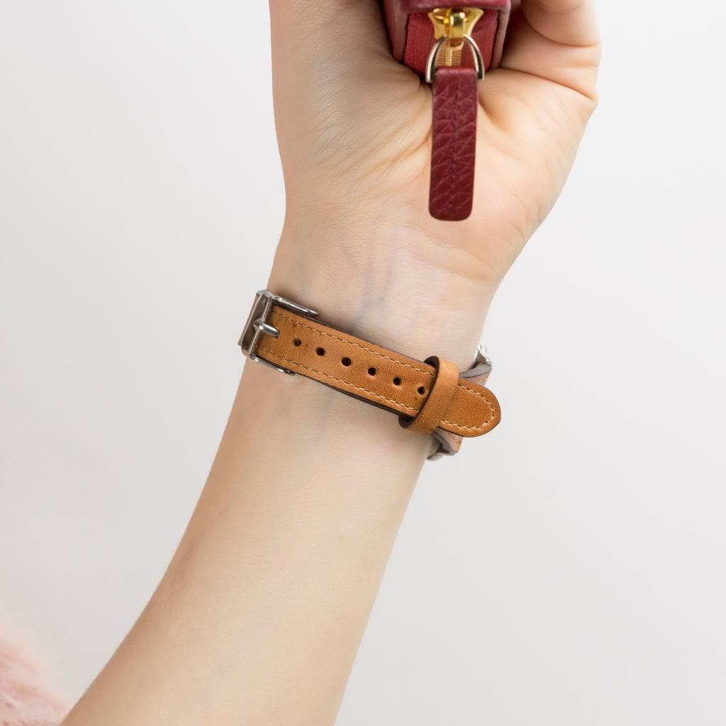 Leather Apple Watch Bands - Classic Slim Style