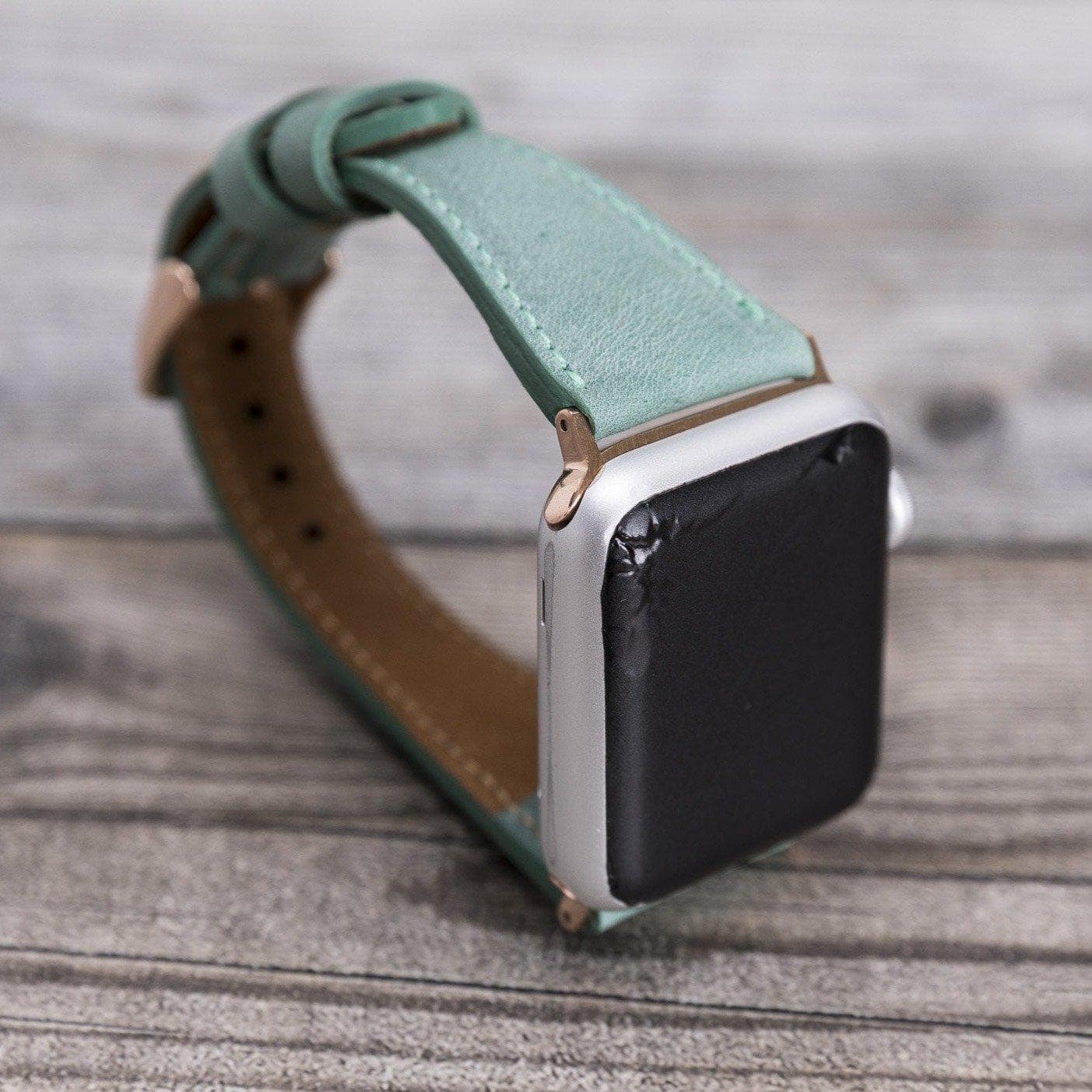 Leather Apple Watch Bands - Classic Slim Style