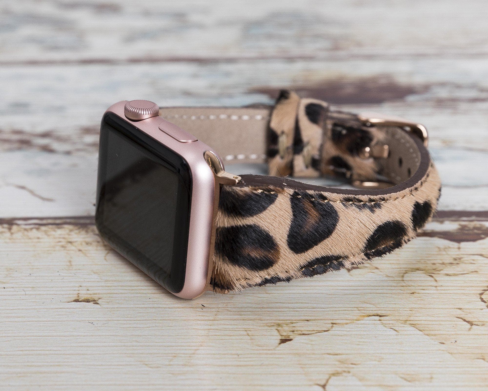 Leather Apple Watch Bands - Classic Slim Style