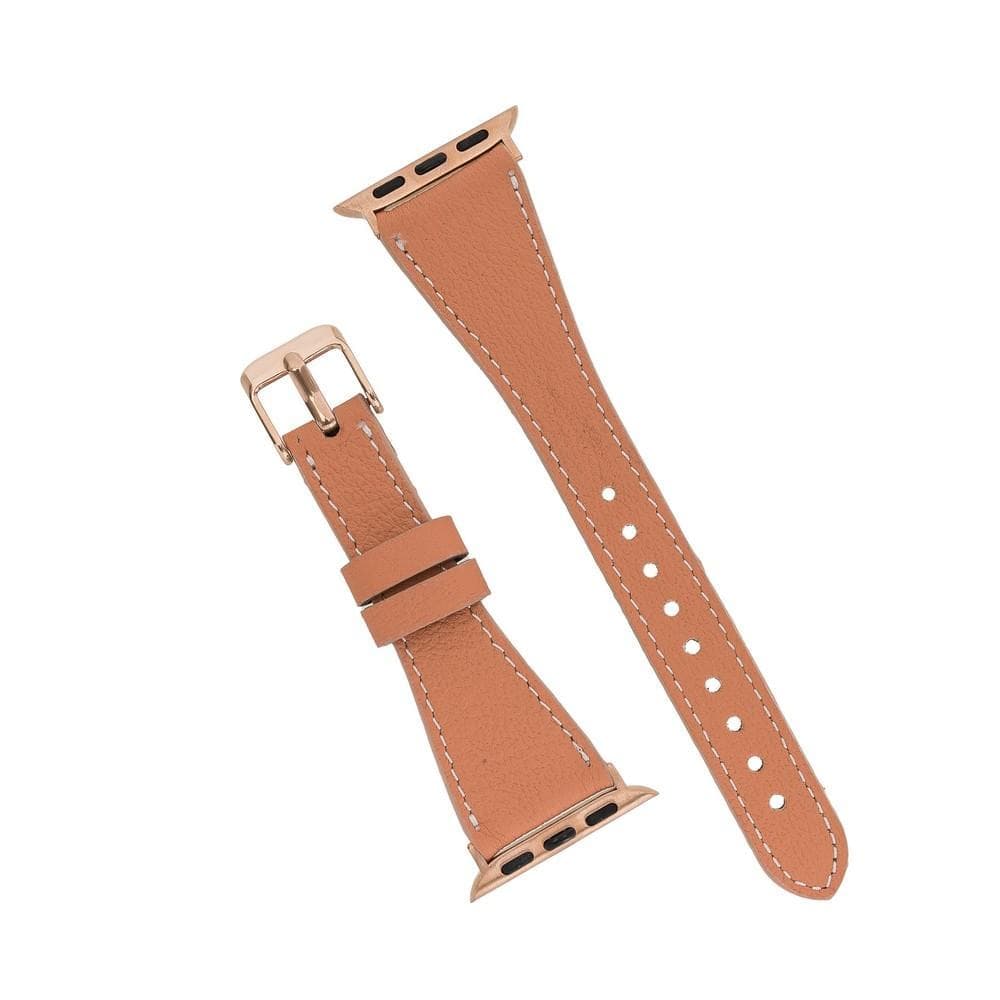 Leather Apple Watch Bands - Classic Slim Style