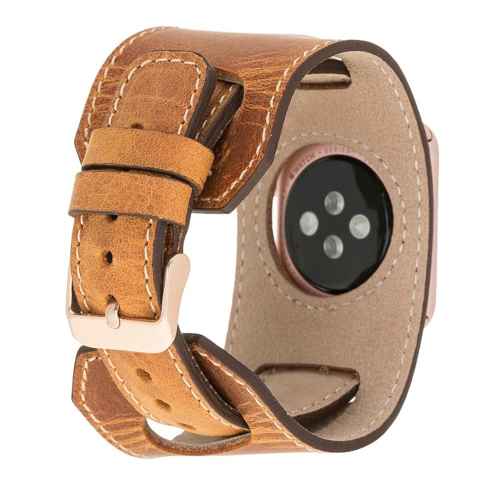 Leather Apple Watch Bands - Cuff Style