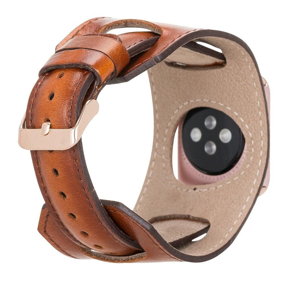 Leather Apple Watch Bands - Cuff Style