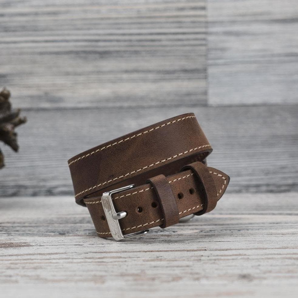 Leather Apple Watch Bands - DT Double Tour Style