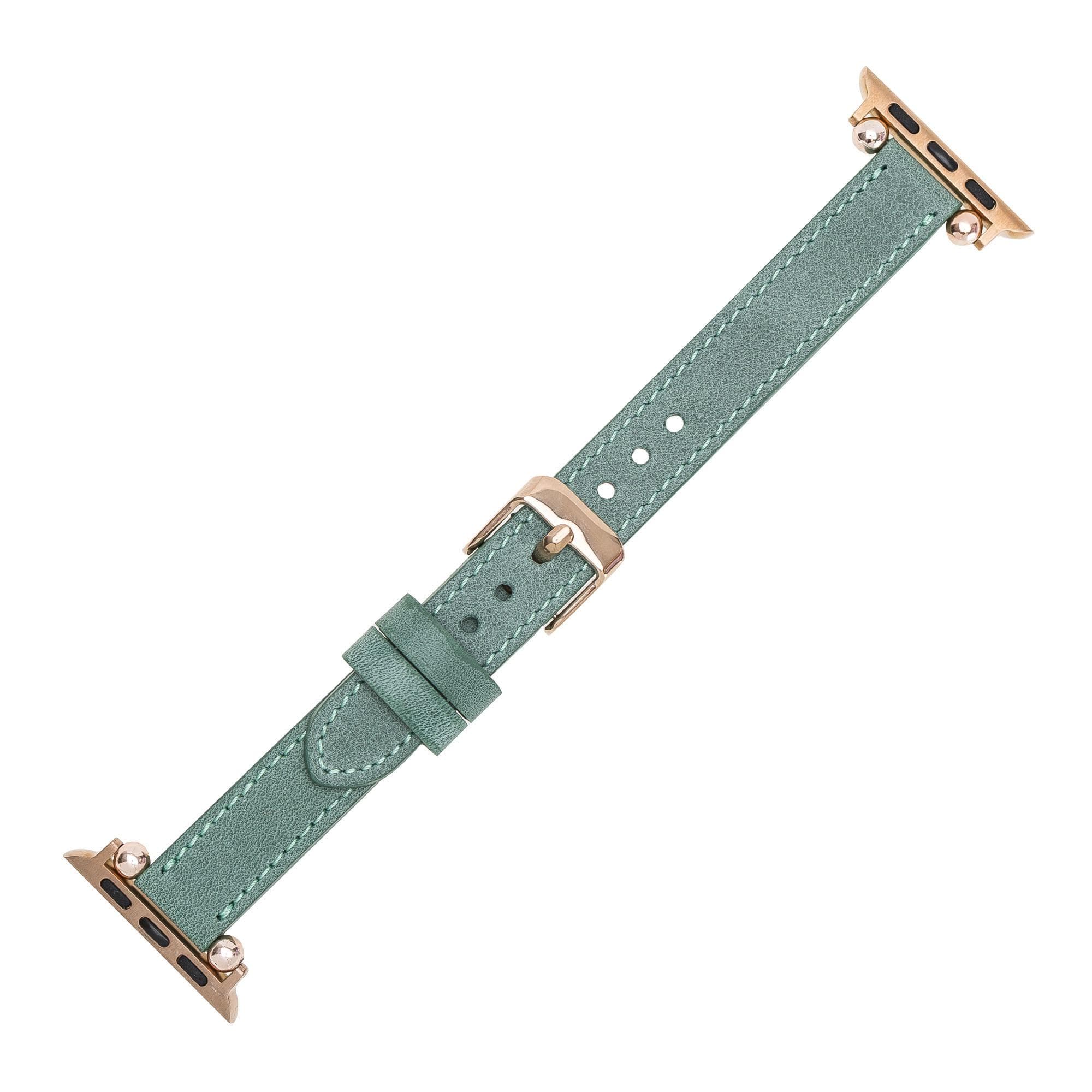 Leather Apple Watch Bands - Ferro Seamy Style