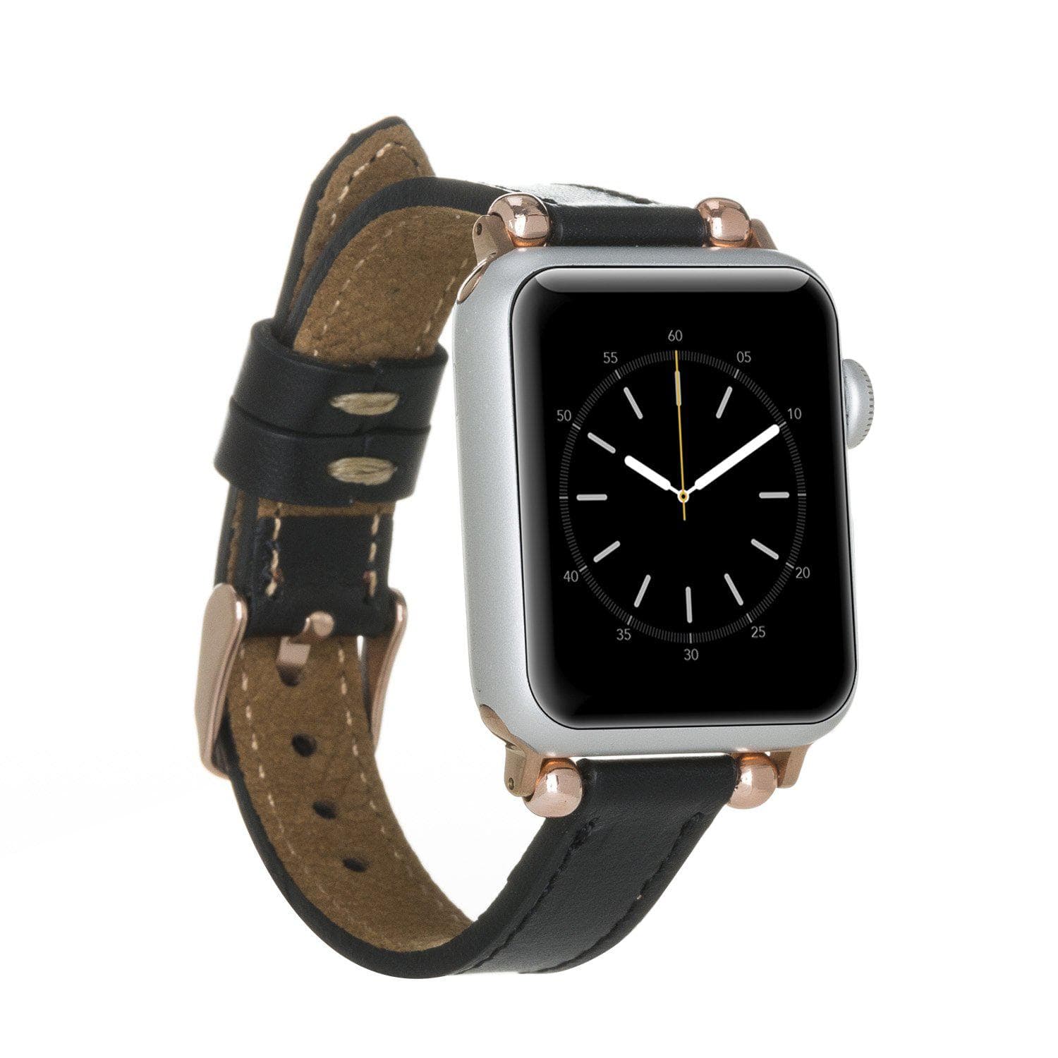 Leather Apple Watch Bands - Ferro Seamy Style