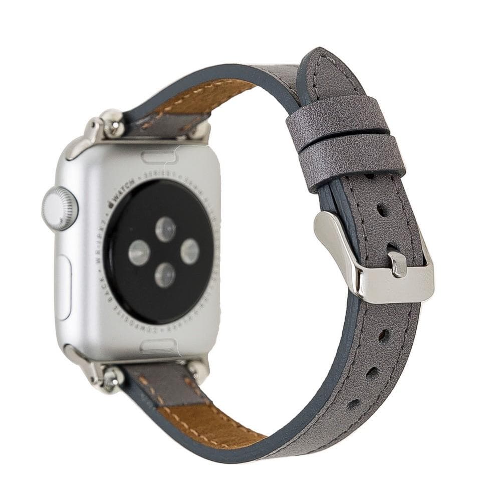 Leather Apple Watch Bands - Ferro Seamy Style