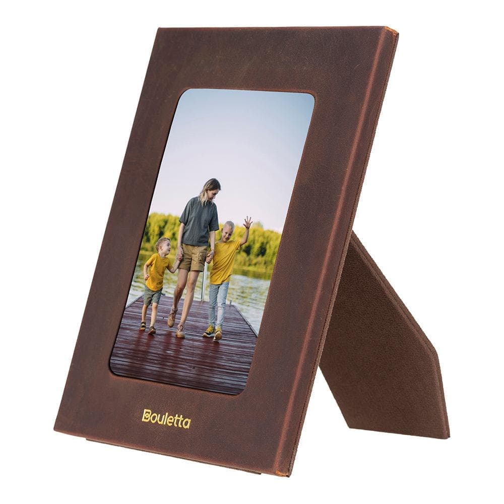 Leather Photo Frame, 22x17cm (15x10 Photo)