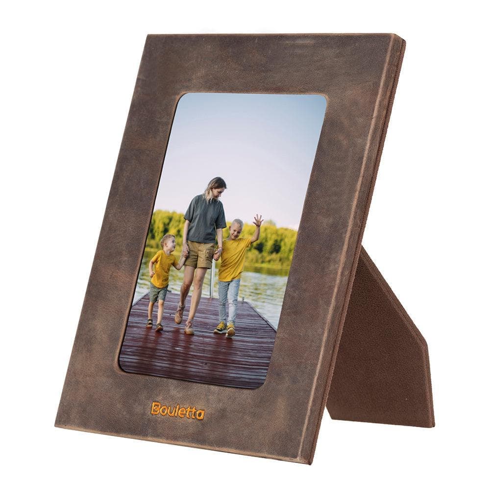 Leather Photo Frame, 22x17cm (15x10 Photo)