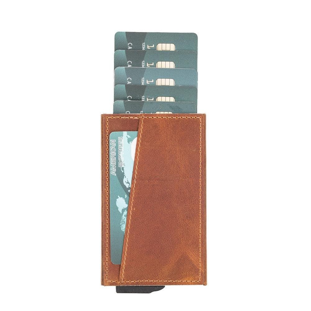 Mondello Leather Pop-Up Card Holder