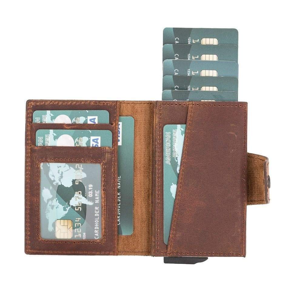 Mondello Leather Pop-Up Card Holder