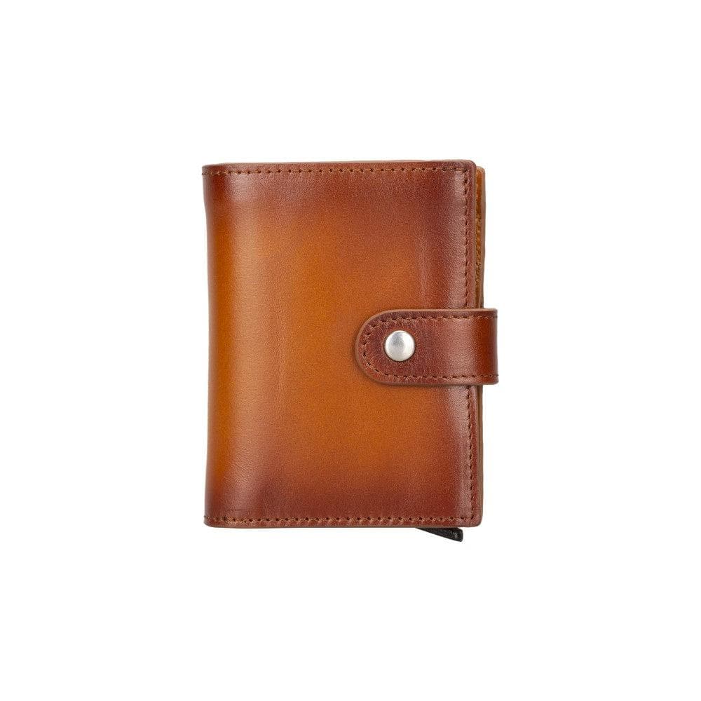 Palertag Leather Mechanical Card Holder