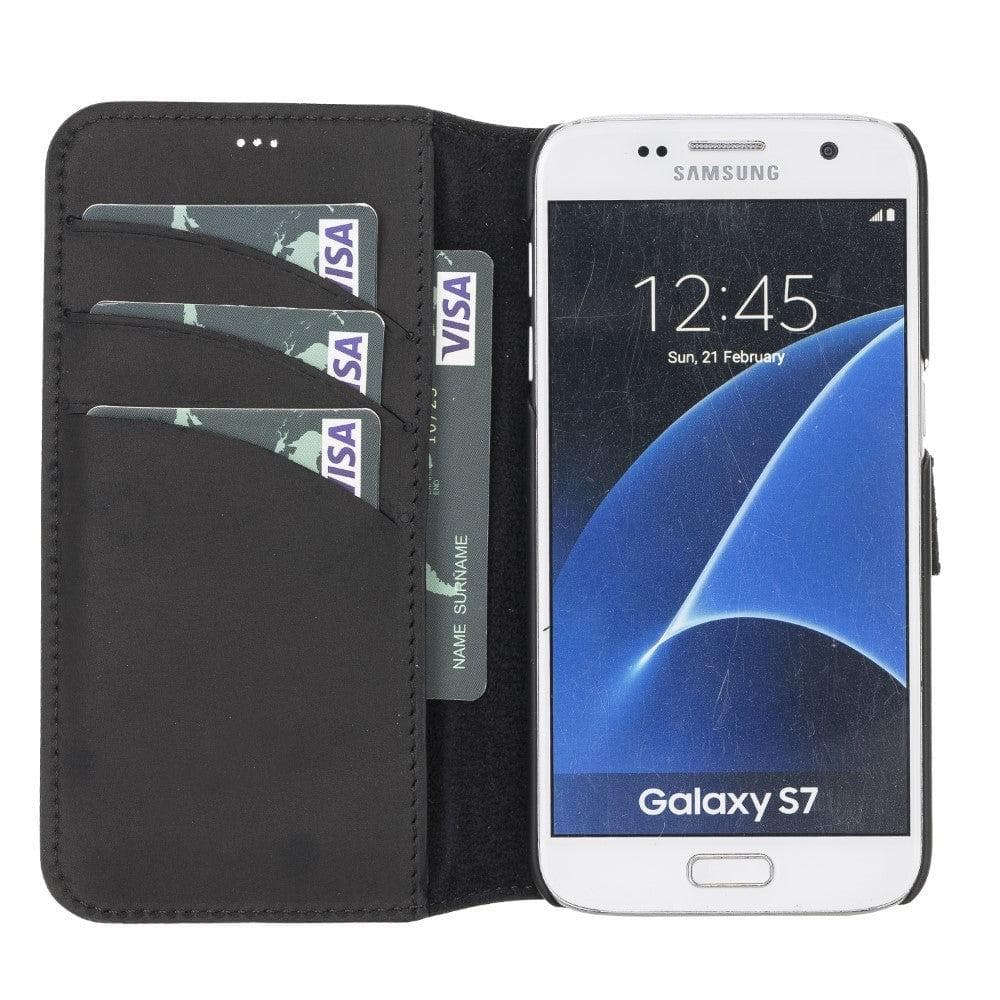 Samsung  Galaxy S7 Series Detachable Leather Case / WC - Wallet Case