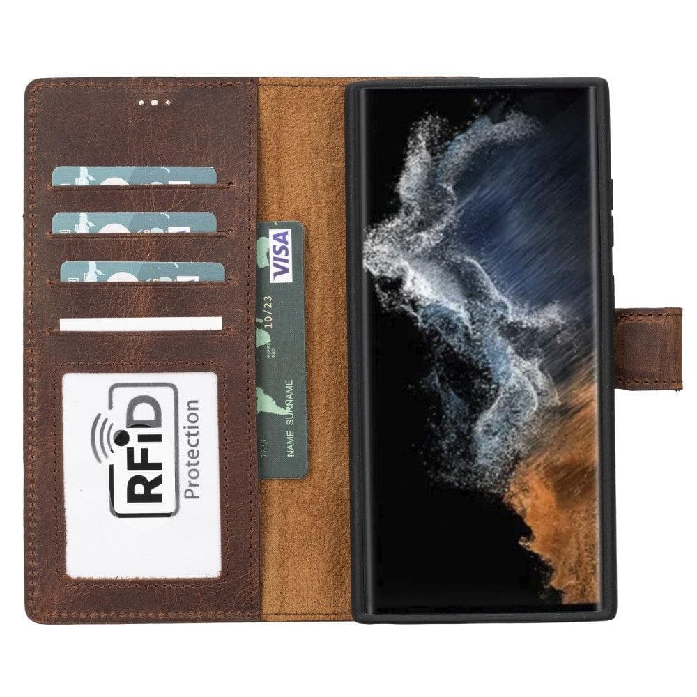 Samsung Galaxy S23 Series Leather Wallet Cases RFID - MW