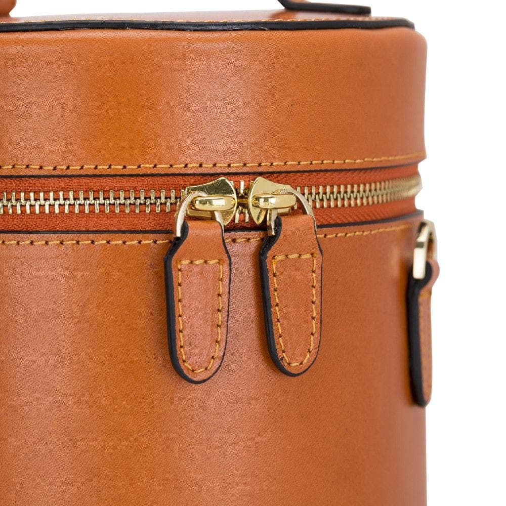 Leather Cylinder Women Bag