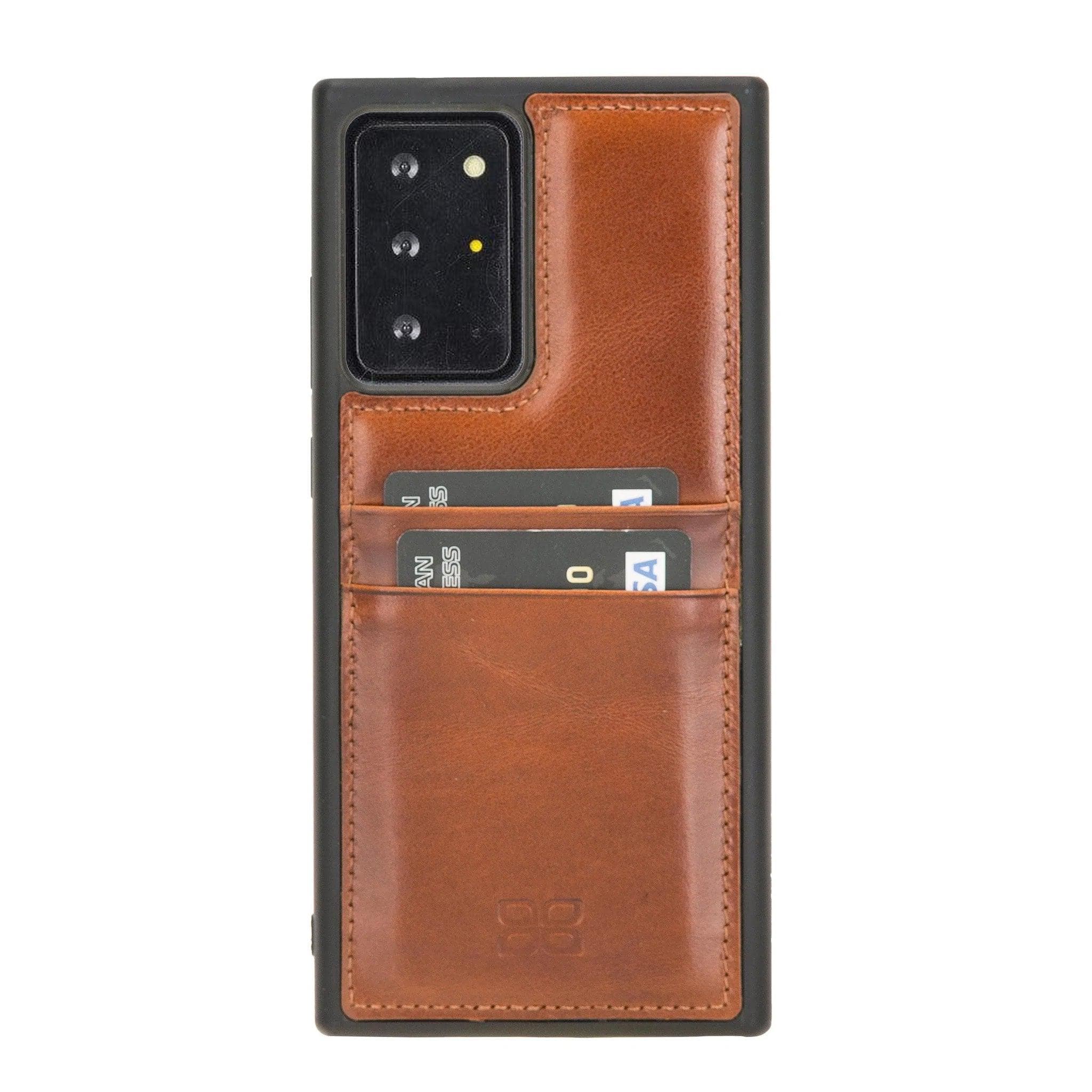 Samsung Note 20 Series Leather Back Cover With Card Holder