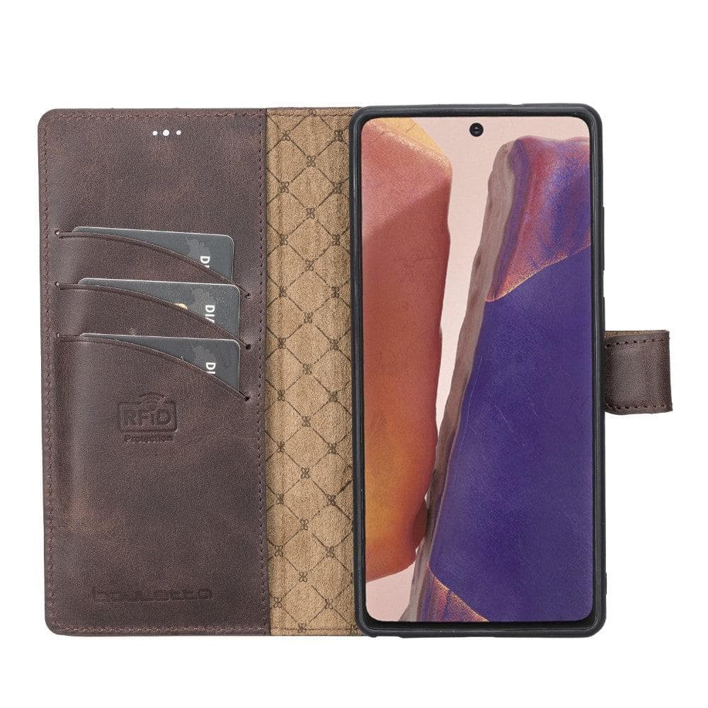 Samsung Galaxy Note 20 Series Detachble Leather Wallet Case - MW