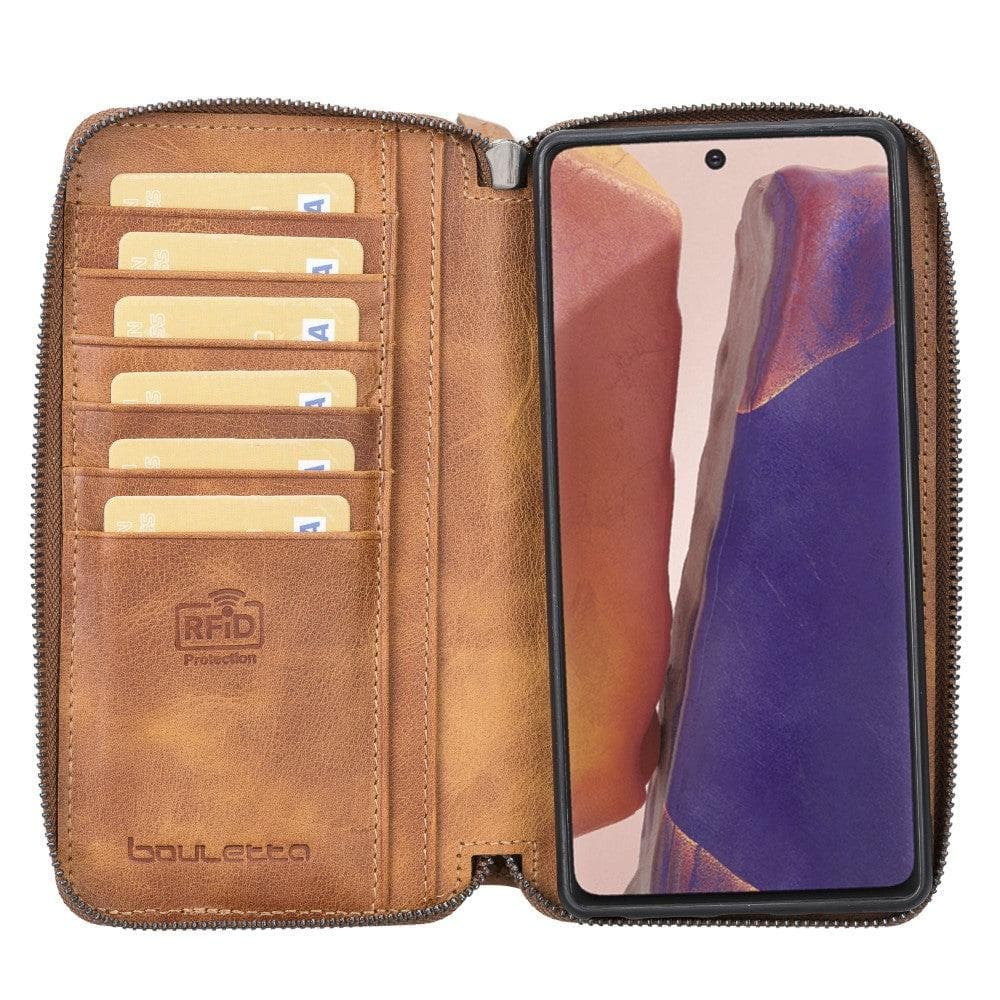 Samsung Note 20 Series Leather Pouch Magnetic Wallet Case