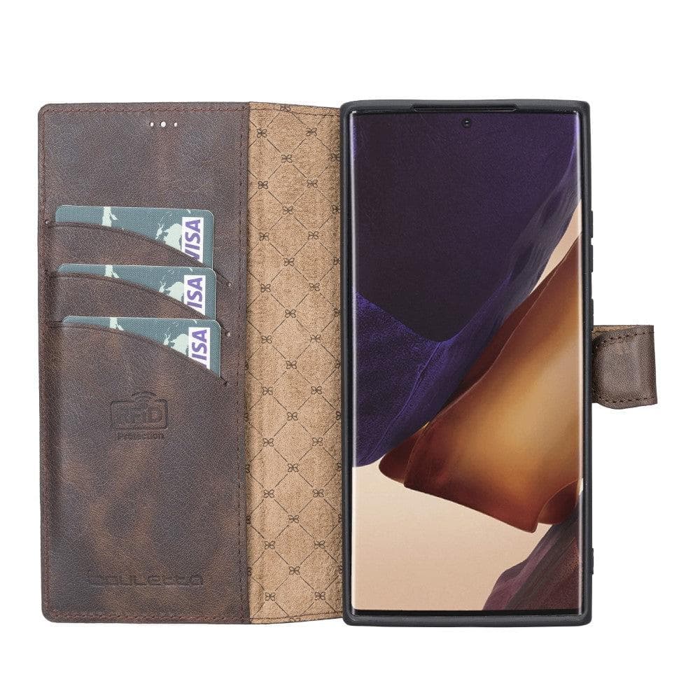 Samsung Galaxy Note 20 Series Non-Detachable Leather Wallet Case - WC