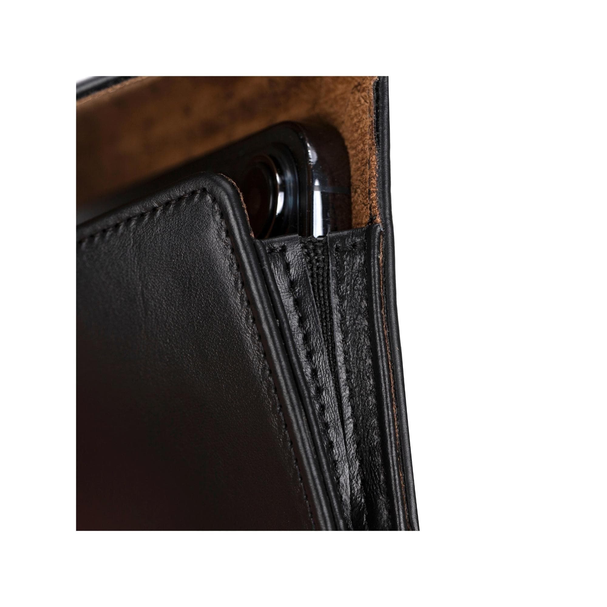 Titan Universal Clutch-RST1-6.1',6,8'- Waist Belt Attachable Leather Case for iPhone Phones