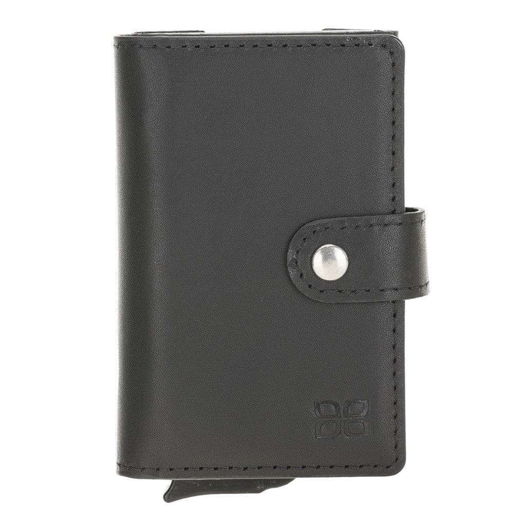 Carlov Genuine Leather Mechanical Card Holder