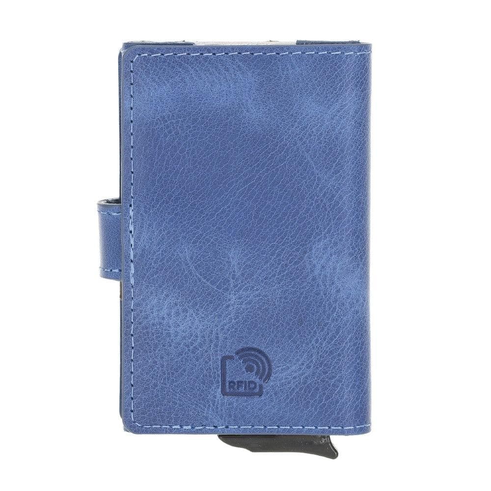 Carlov Genuine Leather Mechanical Card Holder