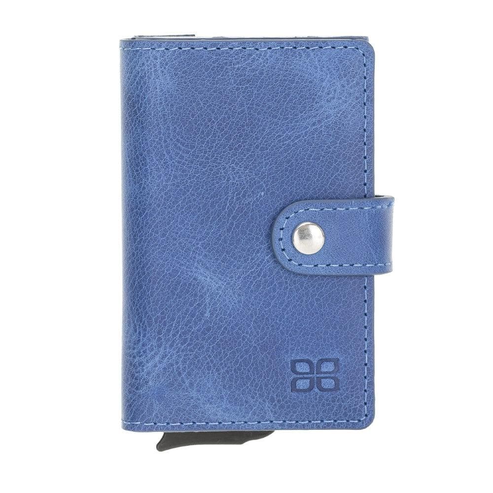 Carlov Genuine Leather Mechanical Card Holder