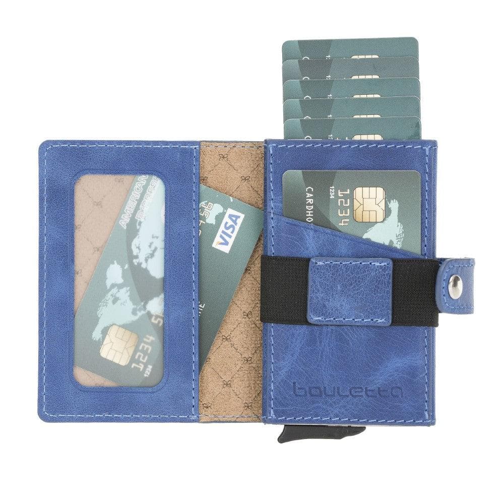 Carlov Genuine Leather Mechanical Card Holder