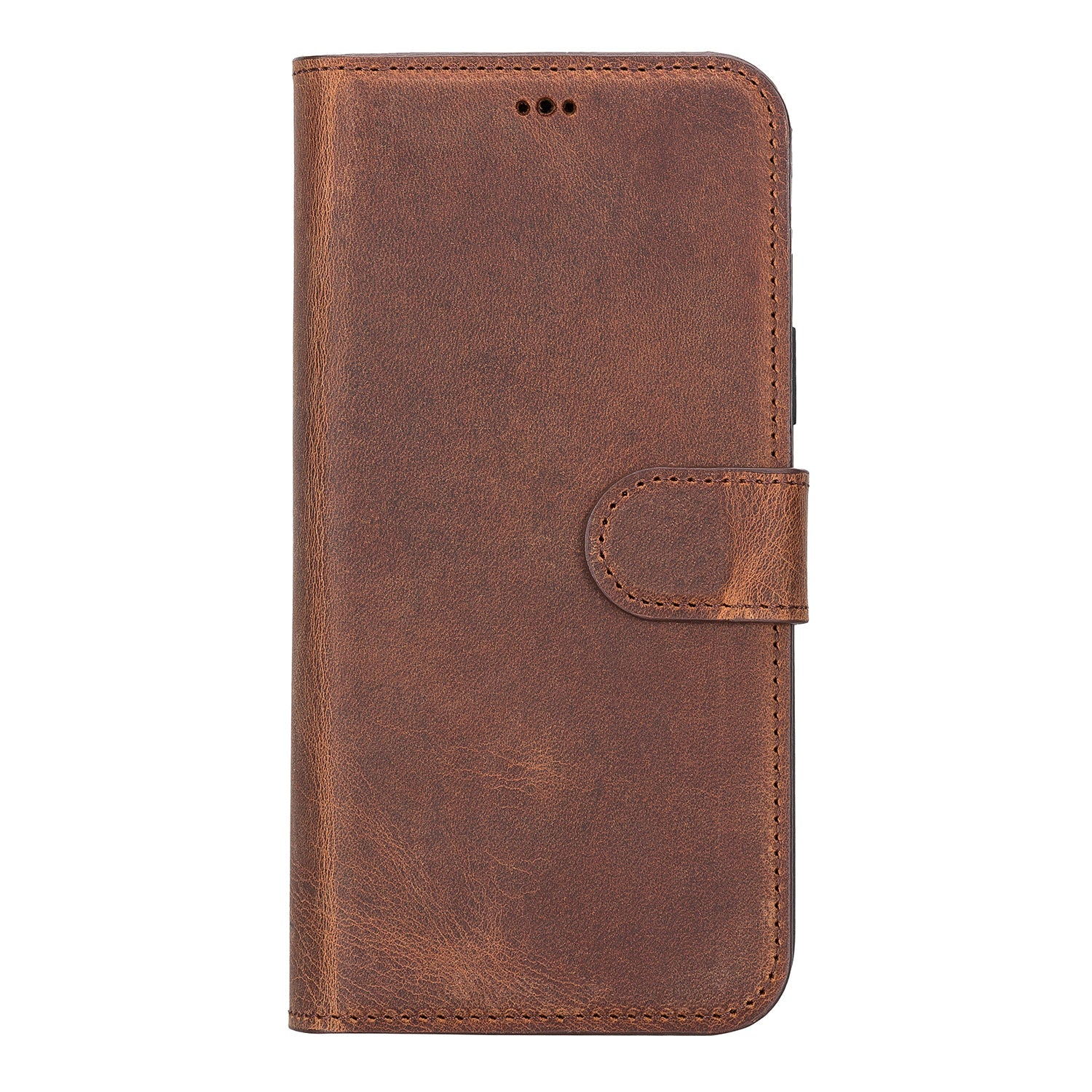 Liluri iPhone 15 Series Magnetic Detachable Genuine Leather Wallet Case