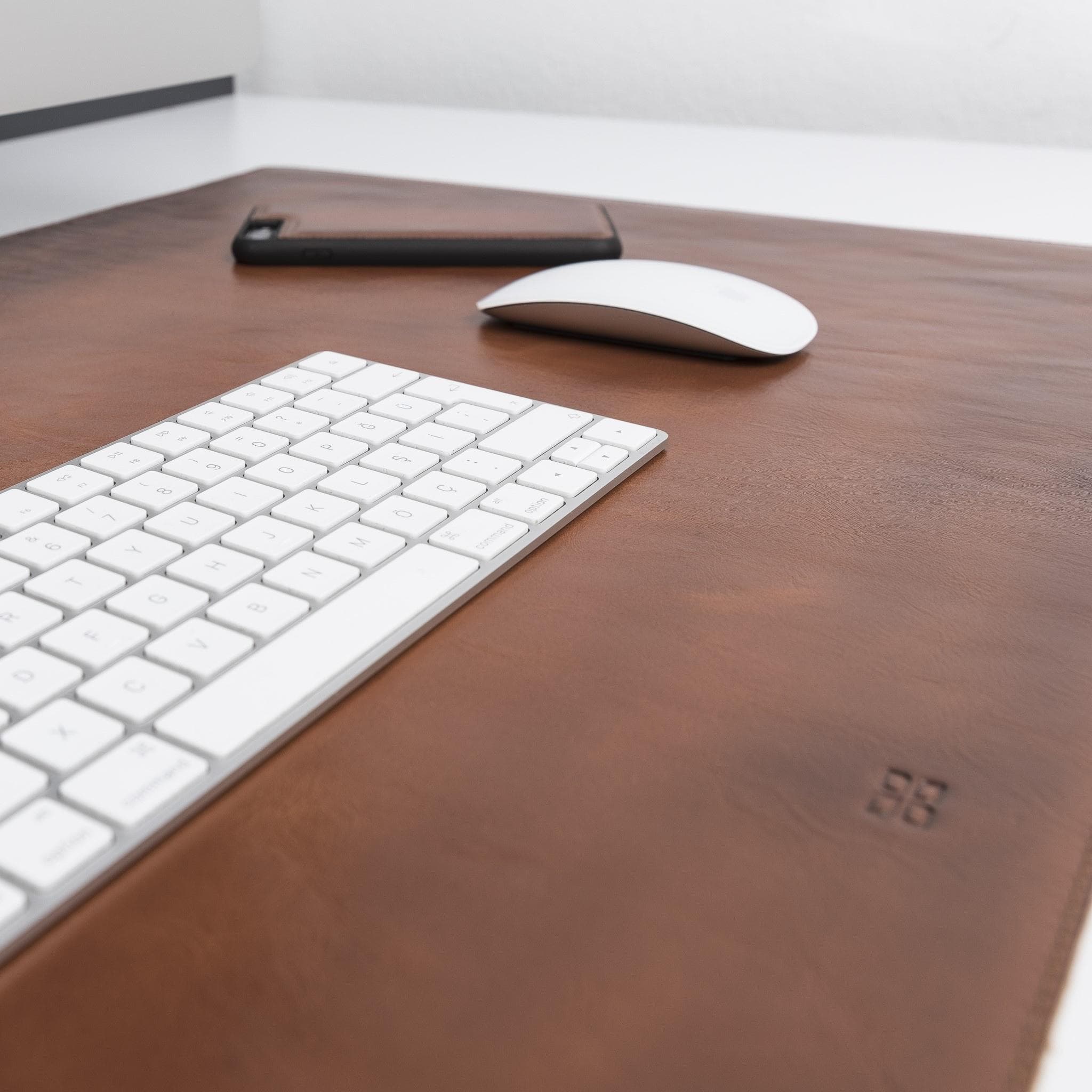 Customizable Genuine Leather Desk Mat