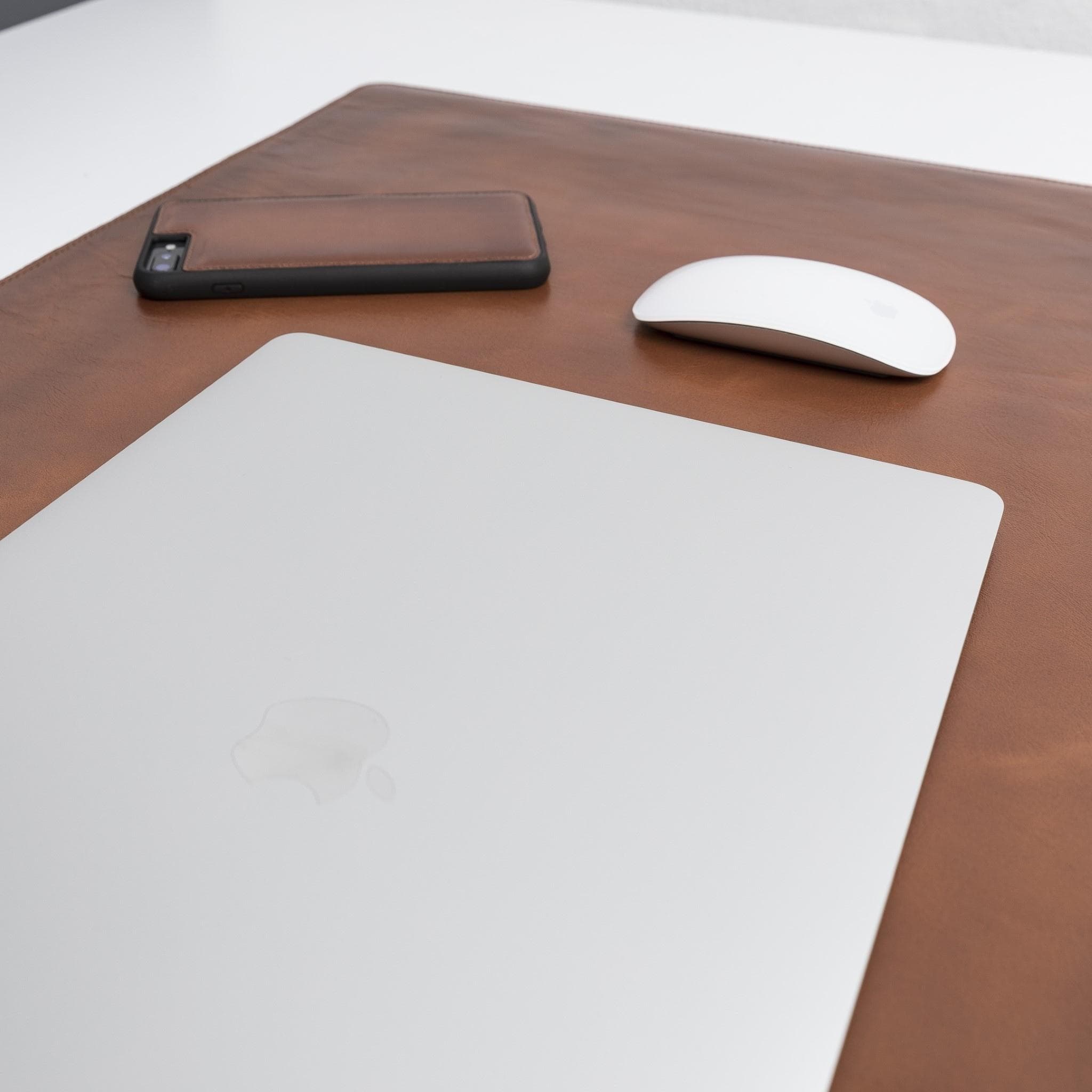 Customizable Genuine Leather Desk Mat