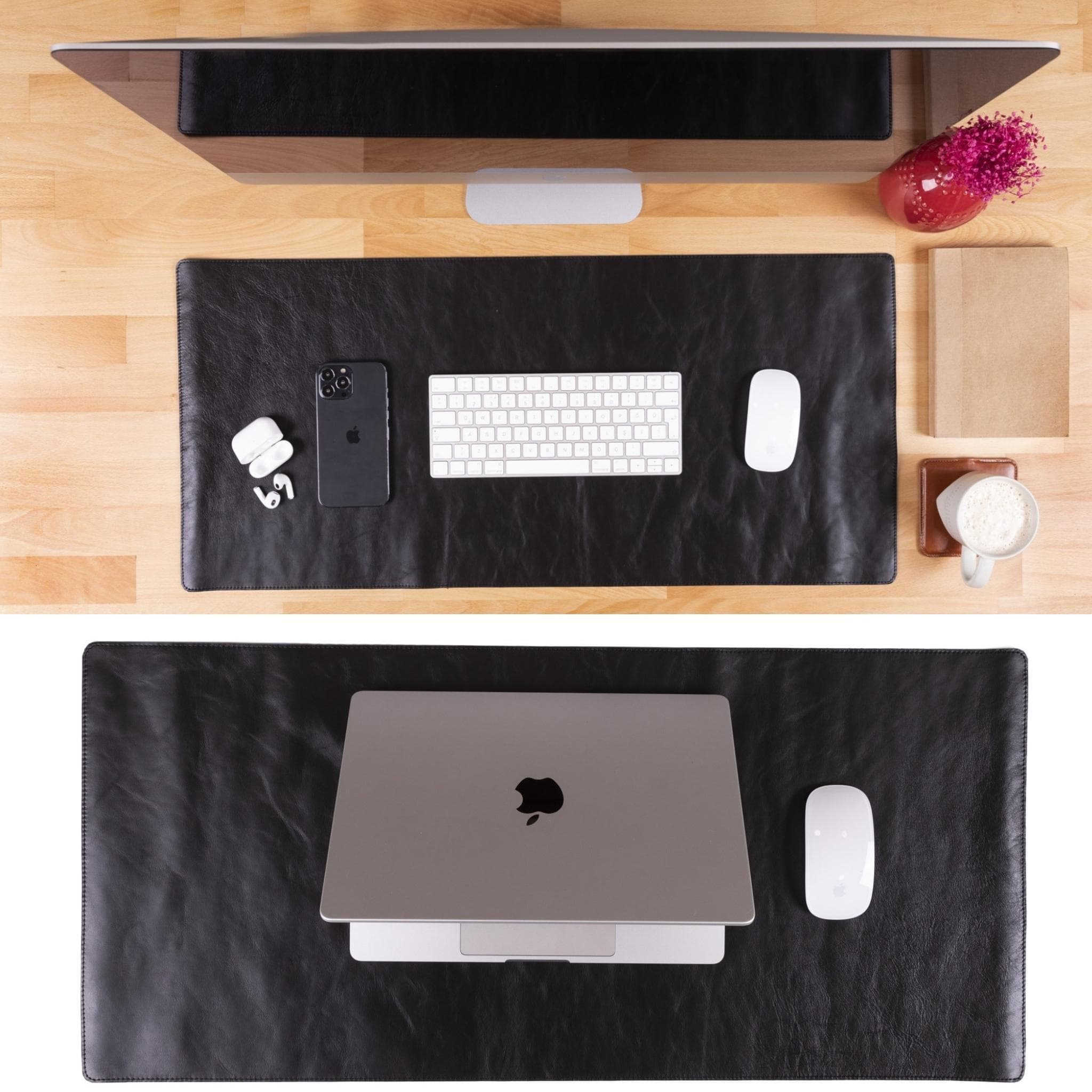 Customizable Genuine Leather Desk Mat