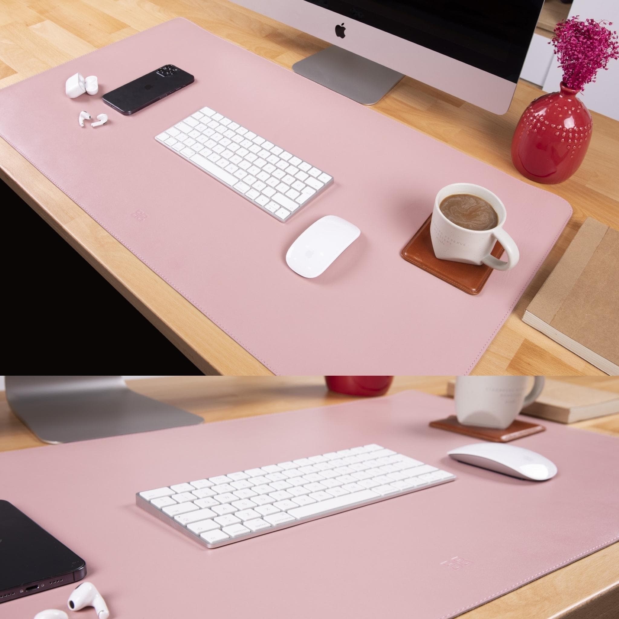 Customizable Genuine Leather Desk Mat