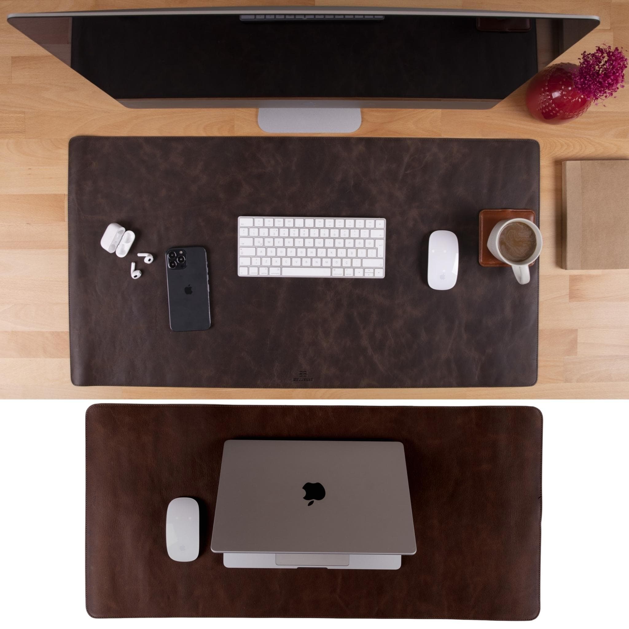 Customizable Genuine Leather Desk Mat