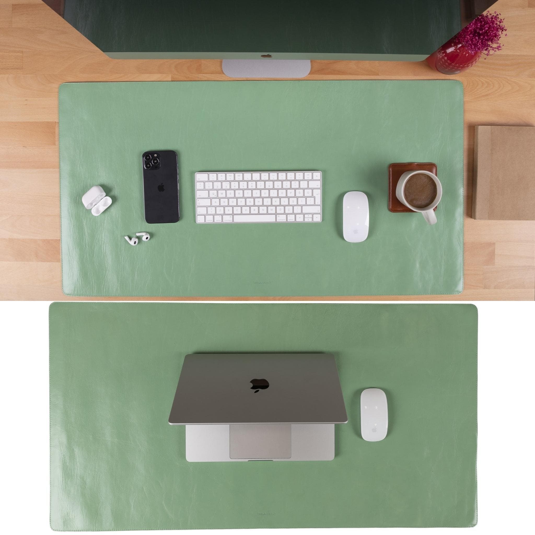 Customizable Genuine Leather Desk Mat