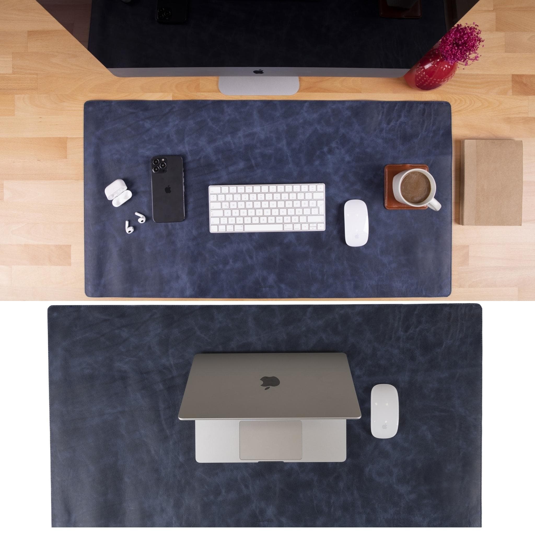 Customizable Genuine Leather Desk Mat