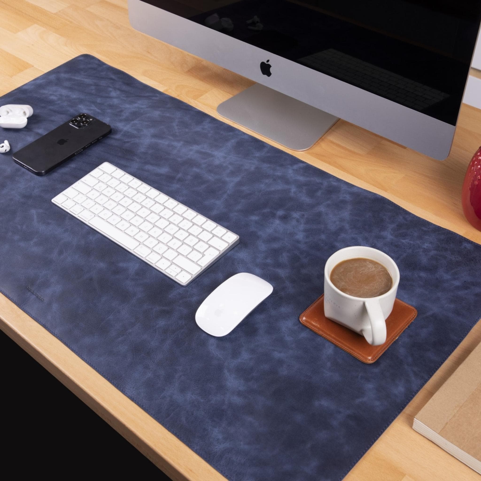 Customizable Genuine Leather Desk Mat