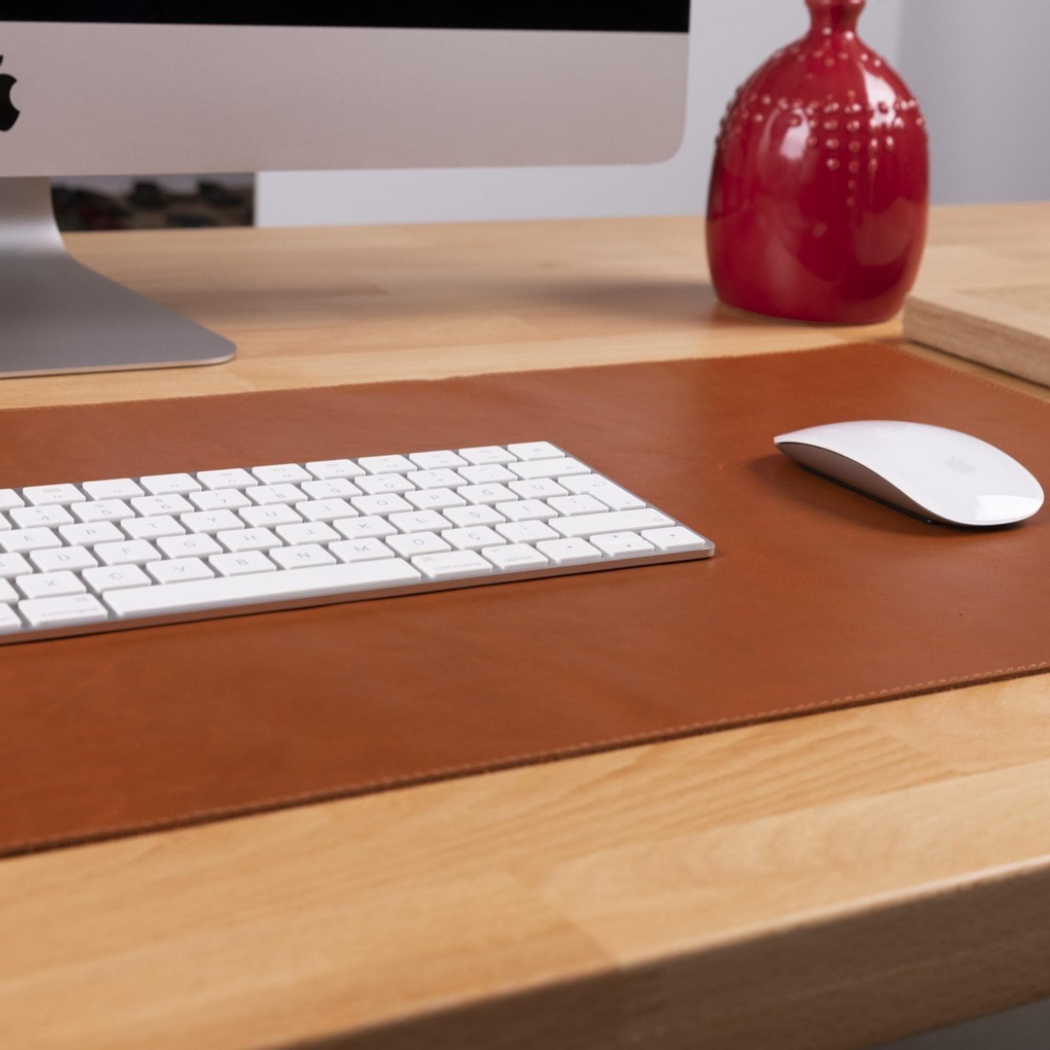 Customizable Genuine Leather Desk Mat