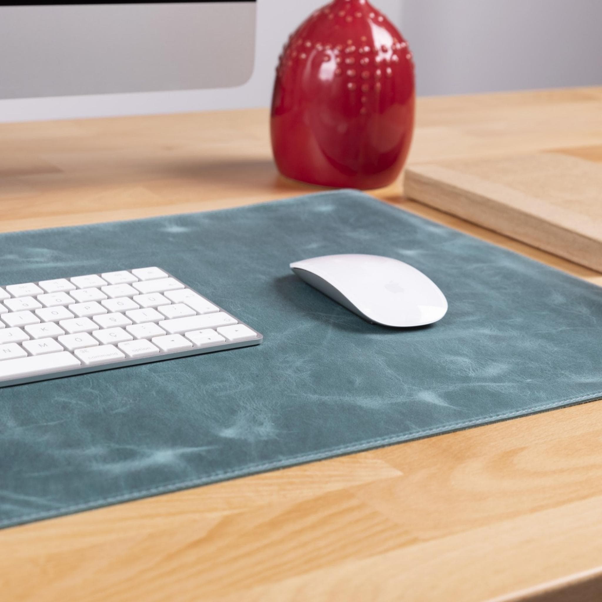 Customizable Genuine Leather Desk Mat