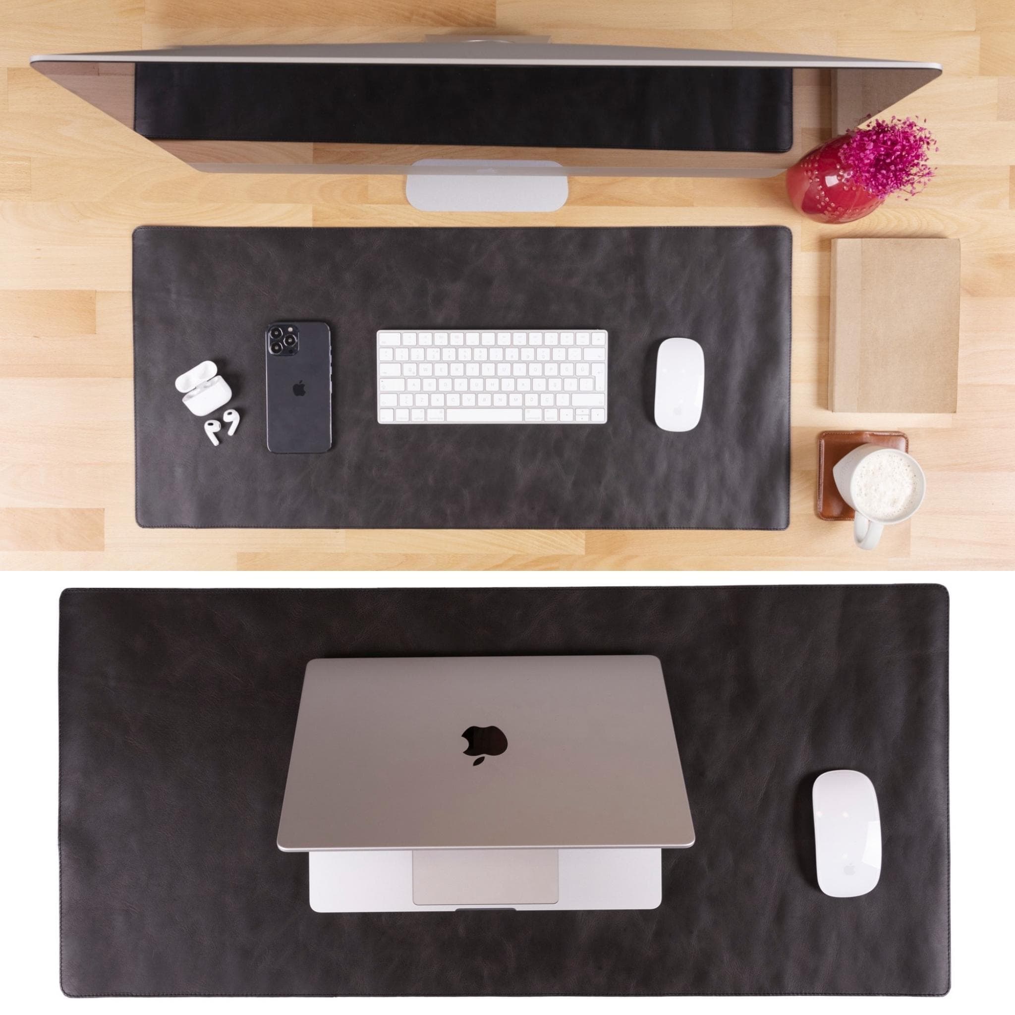 Customizable Genuine Leather Desk Mat