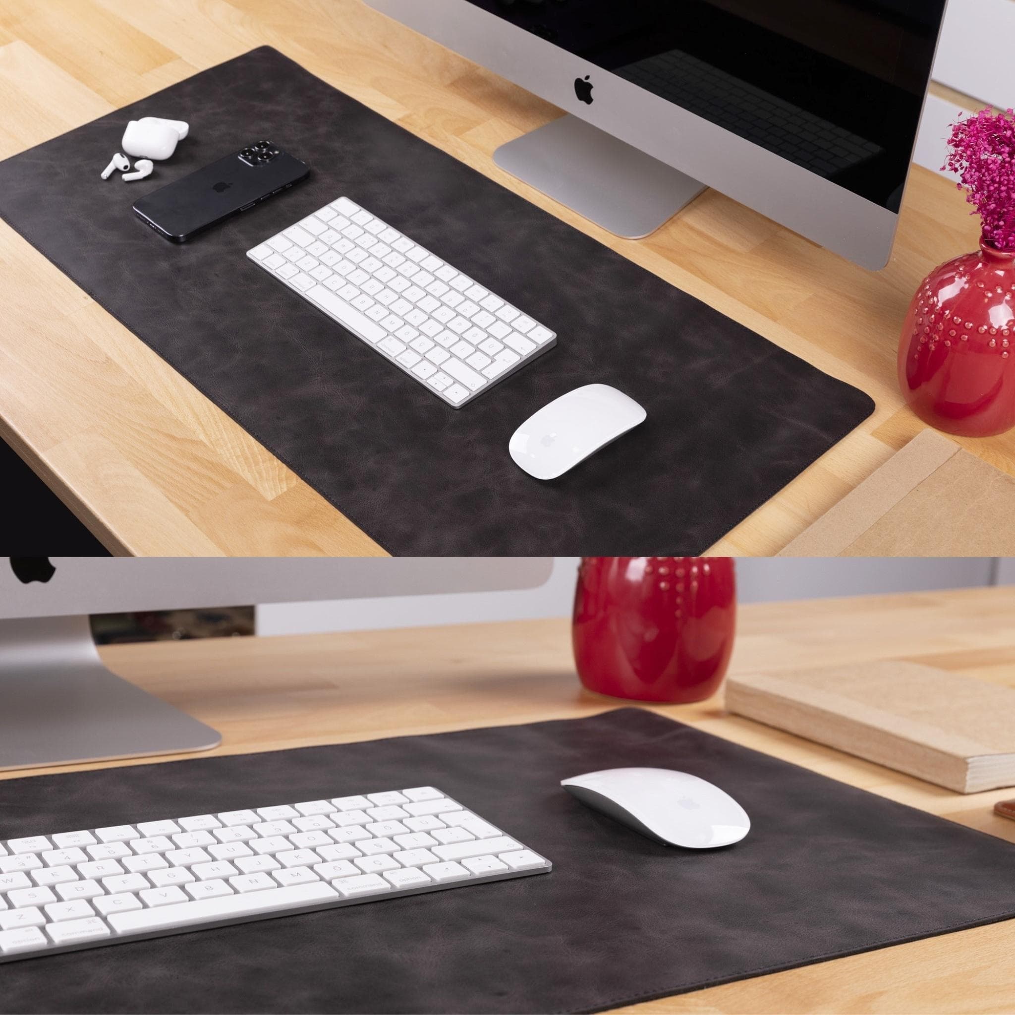 Customizable Genuine Leather Desk Mat