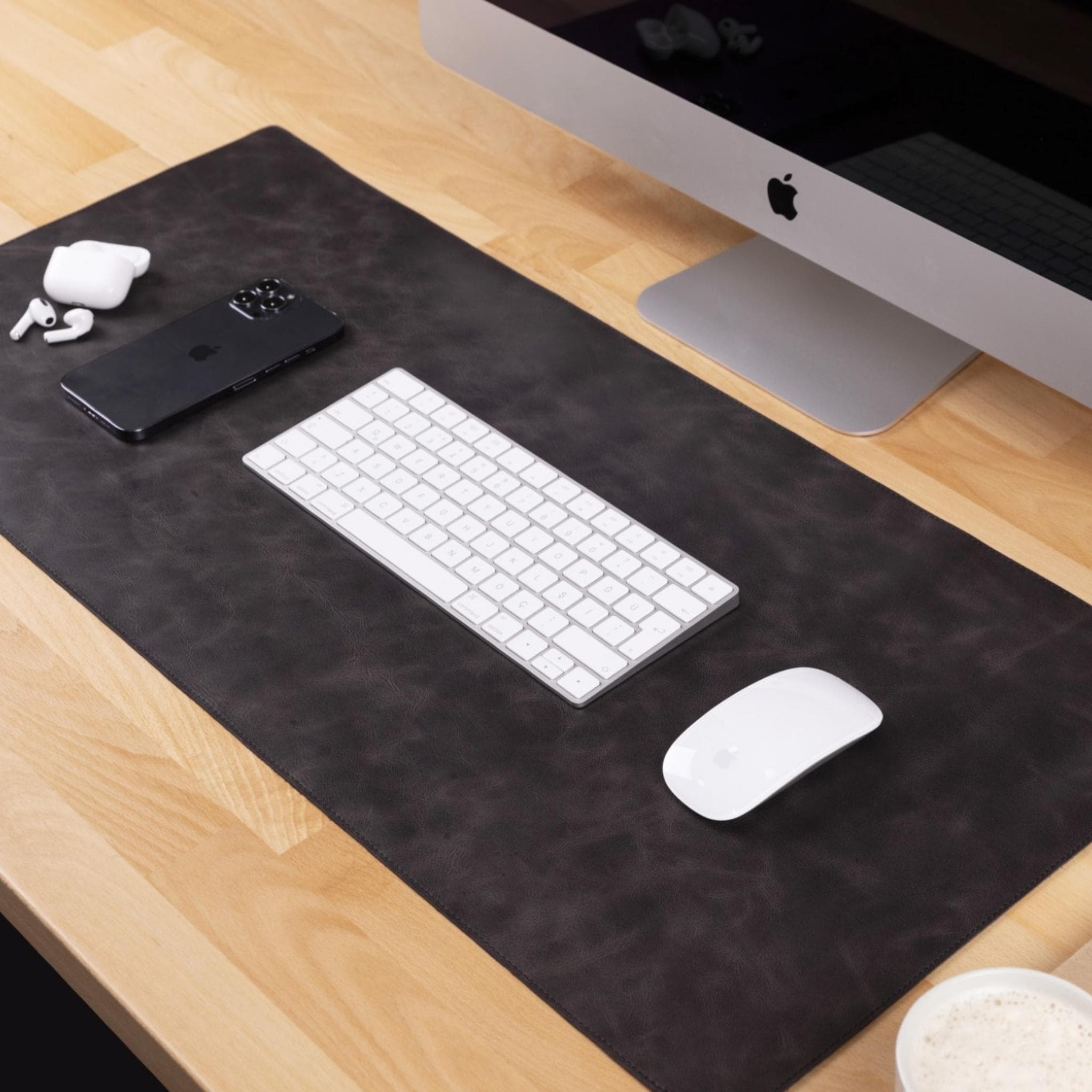 Customizable Genuine Leather Desk Mat