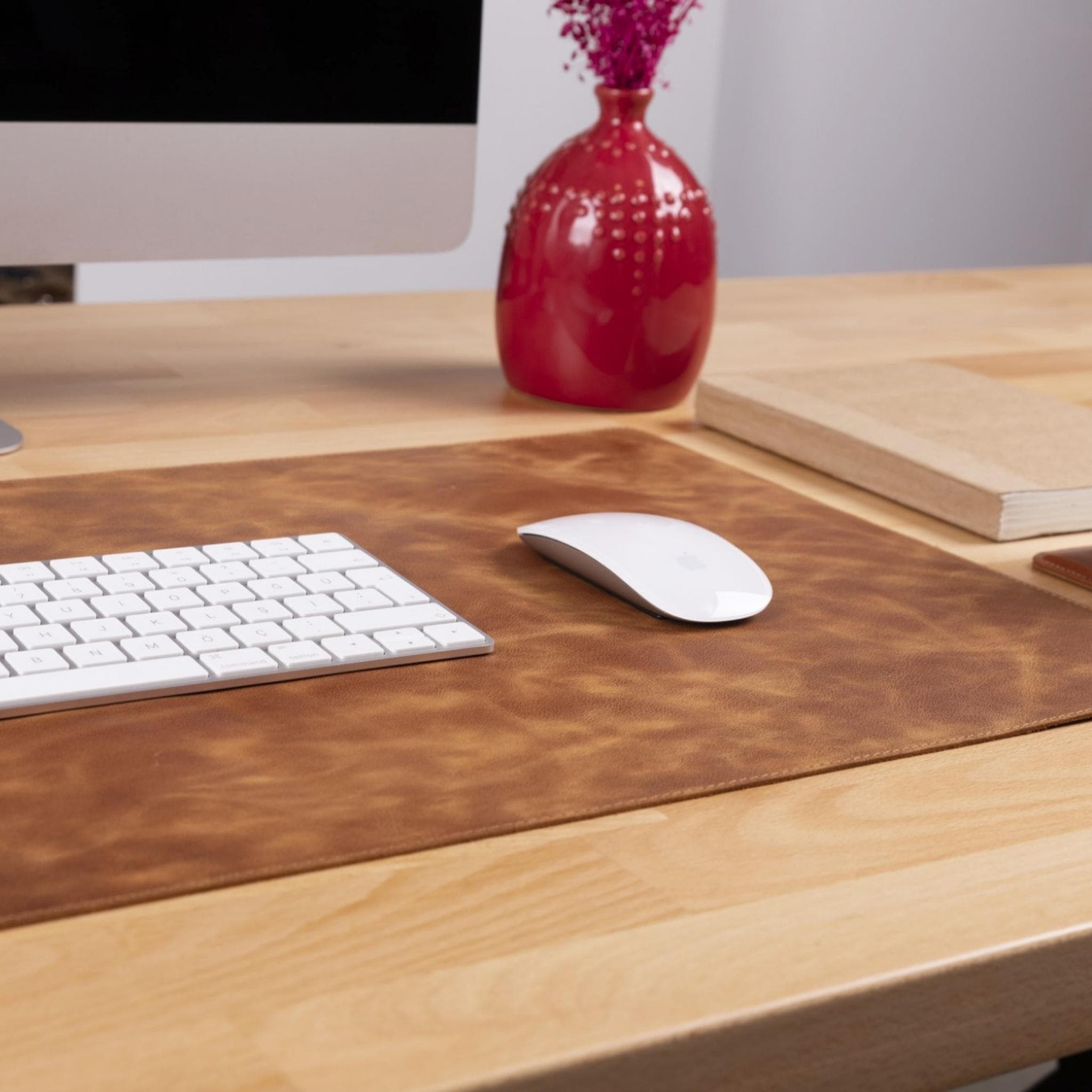 Customizable Genuine Leather Desk Mat