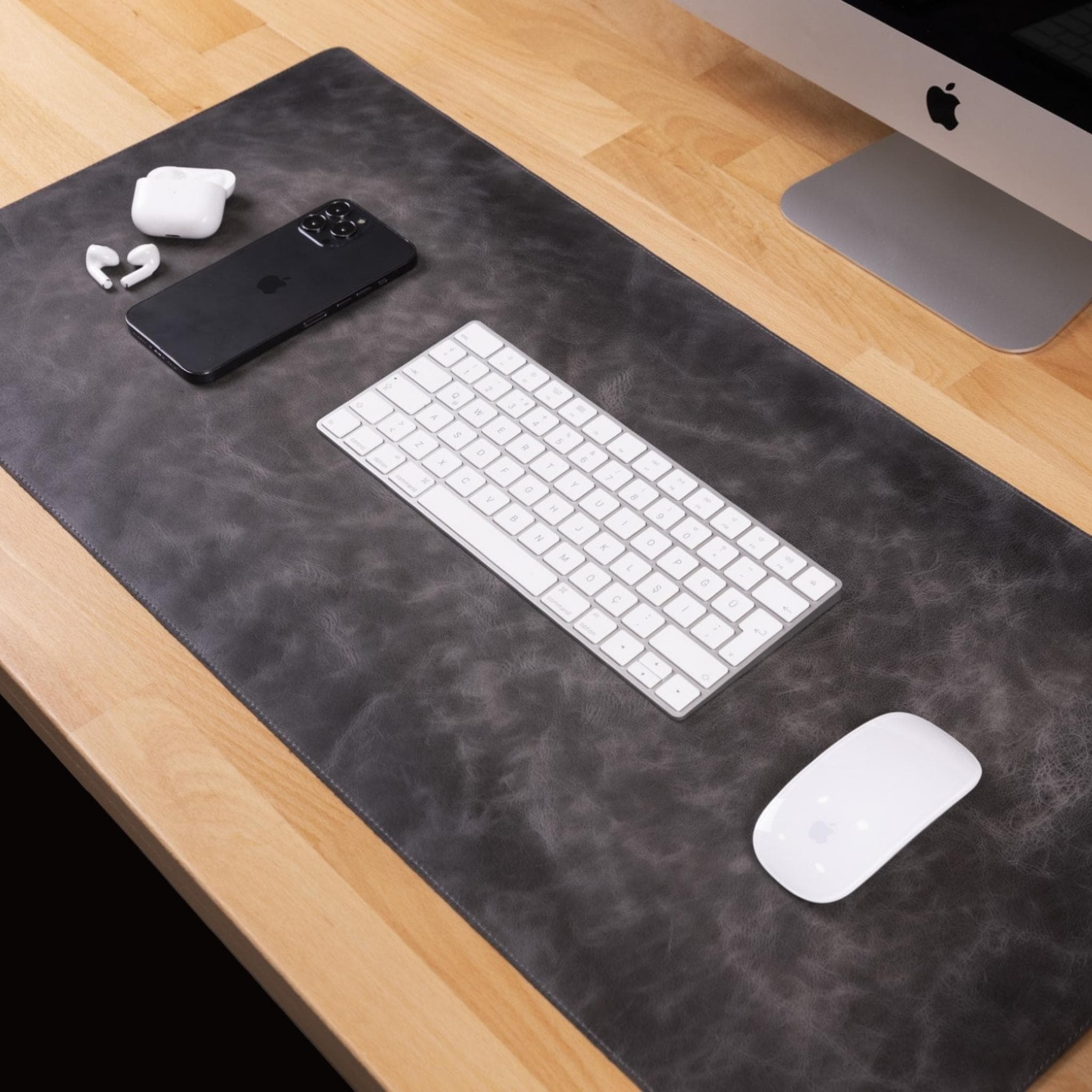 Customizable Genuine Leather Desk Mat