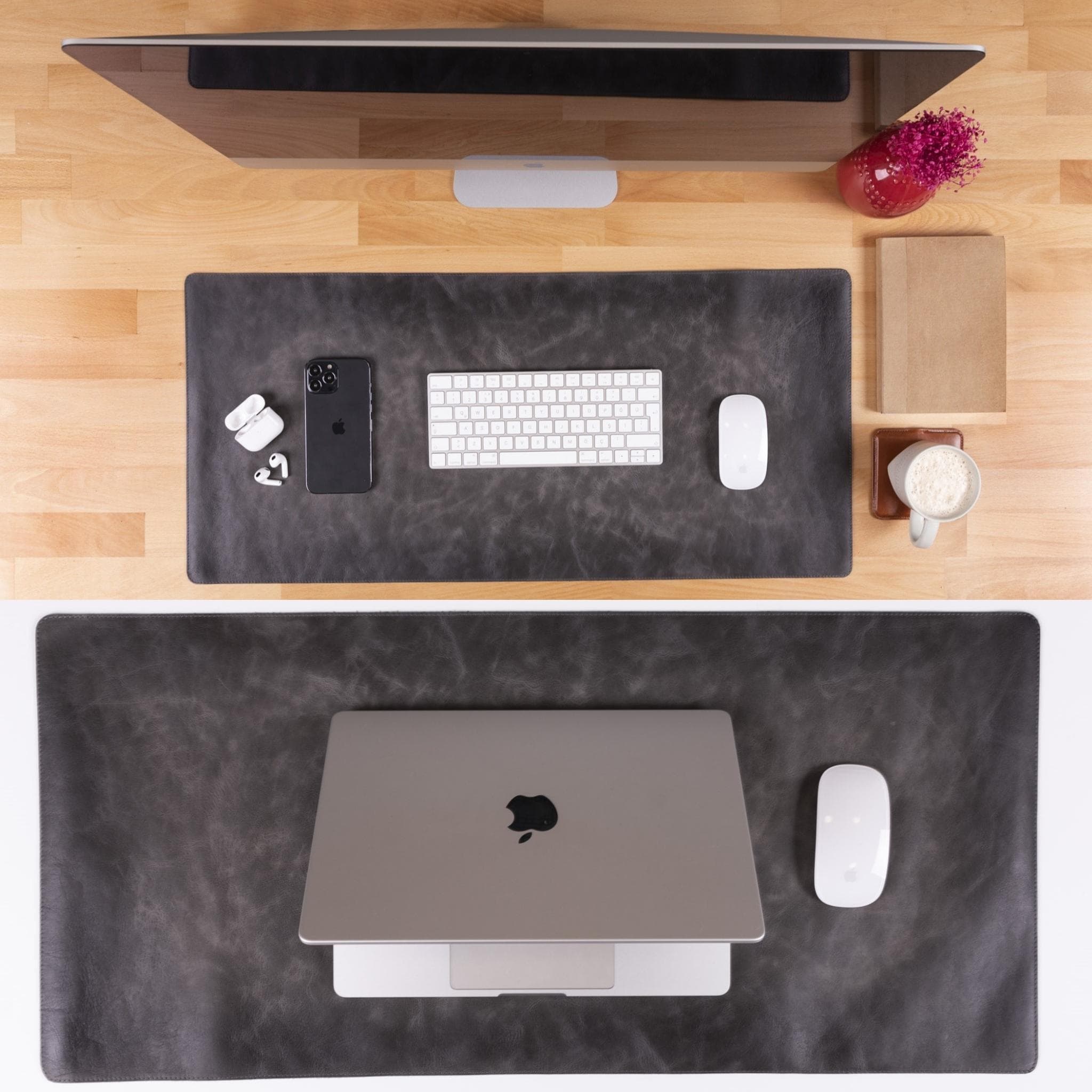 Customizable Genuine Leather Desk Mat