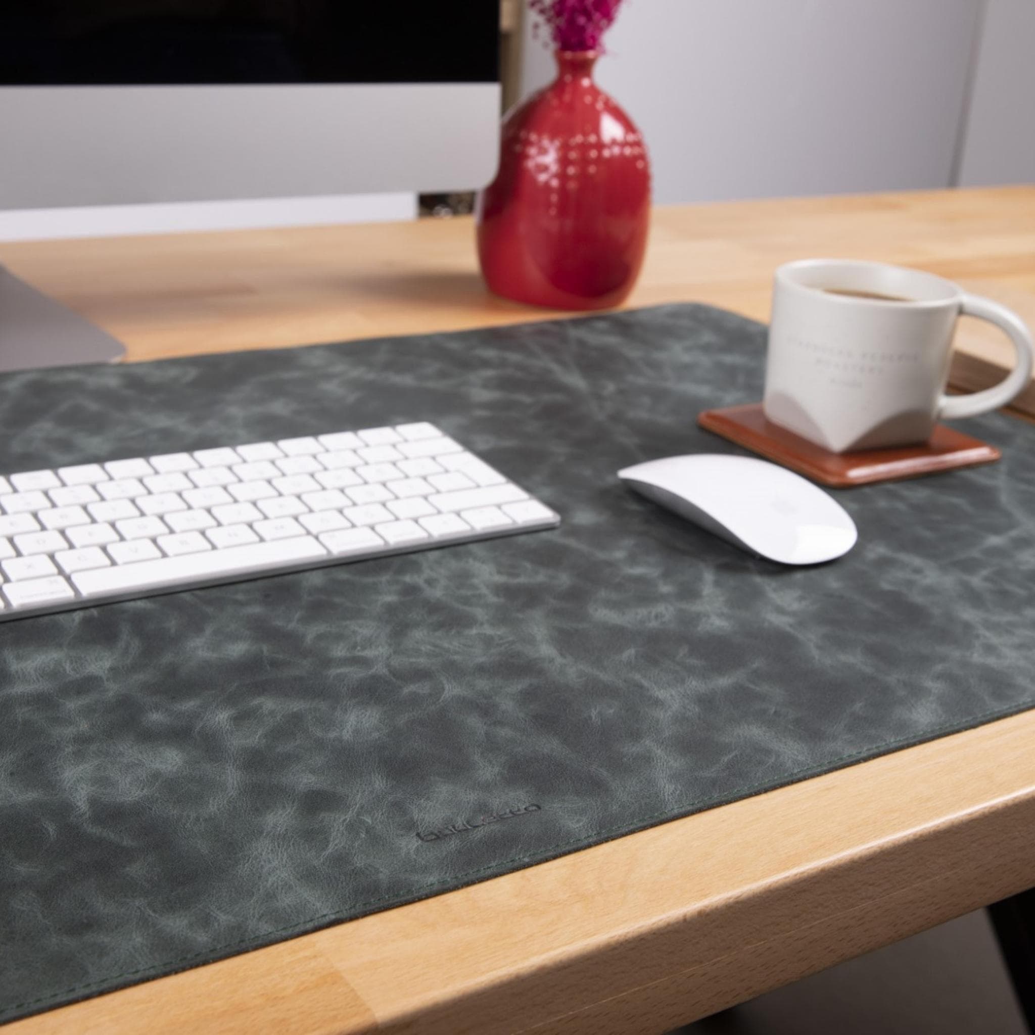 Customizable Genuine Leather Desk Mat