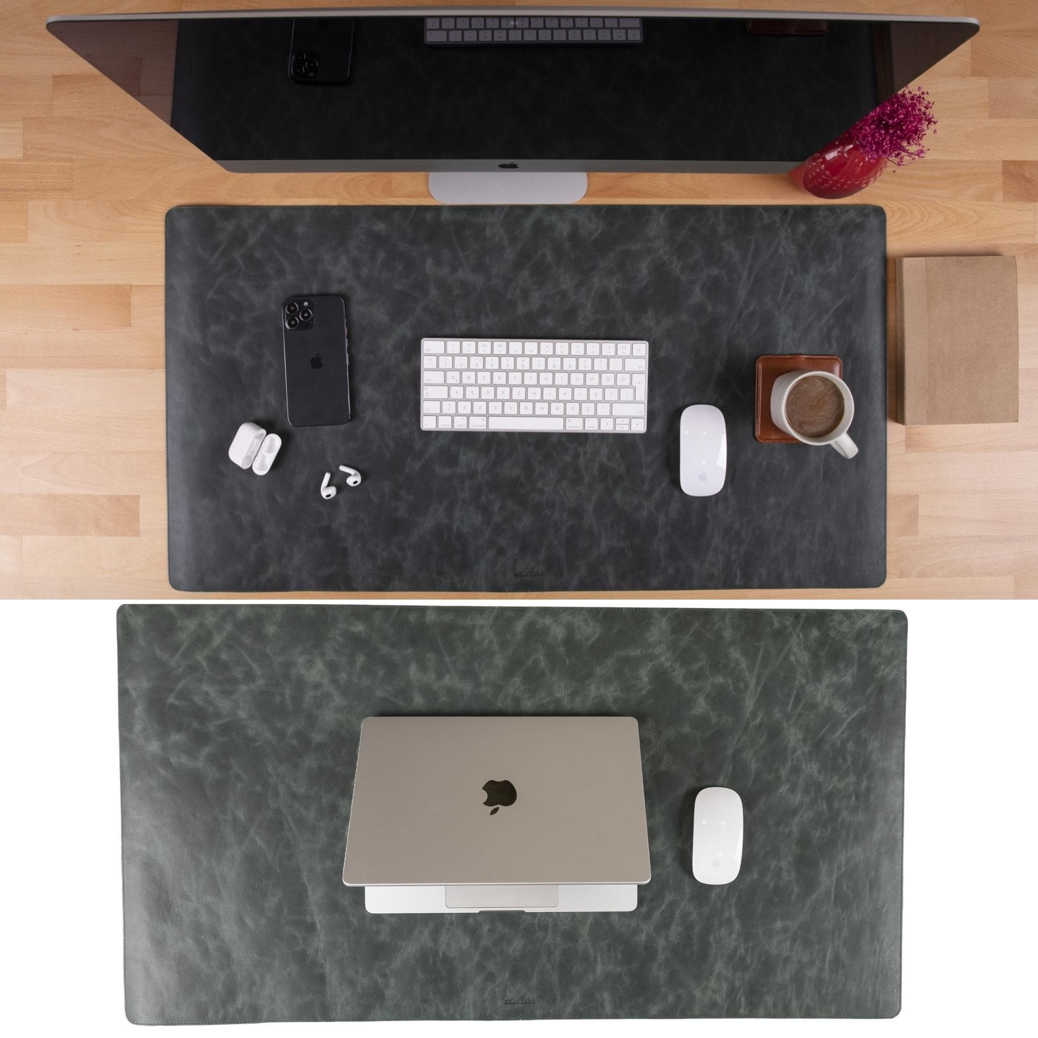 Customizable Genuine Leather Desk Mat