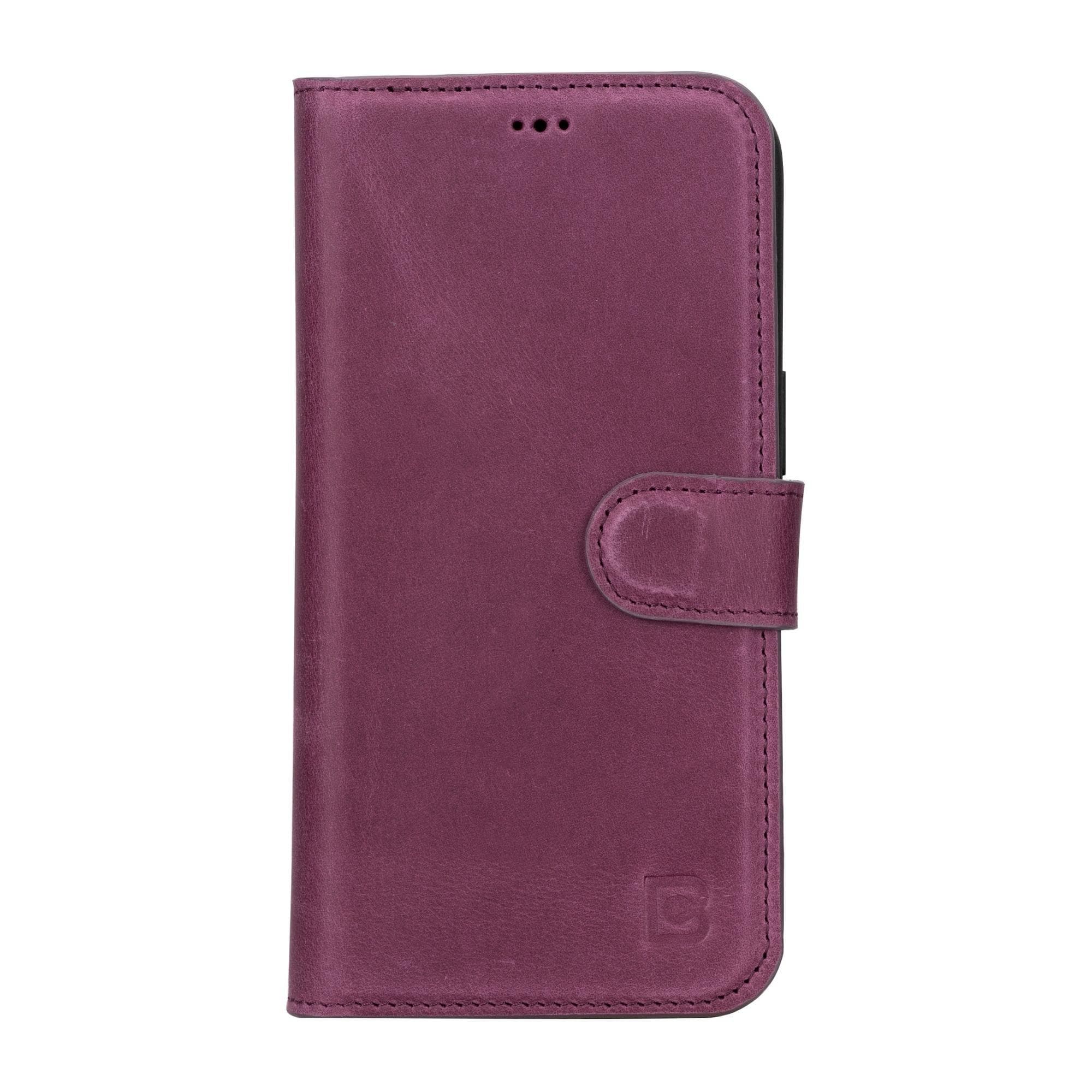 Magic iPhone 15 Pro Max Detachable Genuine Leather Wallet Case